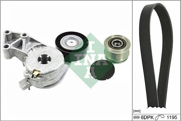 Kit de courroie d'accessoire (Courroie d’alternateur) Schaeffler INA ref. 529 0022 10