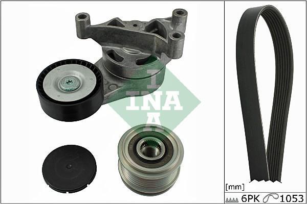 Kit de courroie d'accessoire (Courroie d’alternateur) Schaeffler INA ref. 529 0023 10