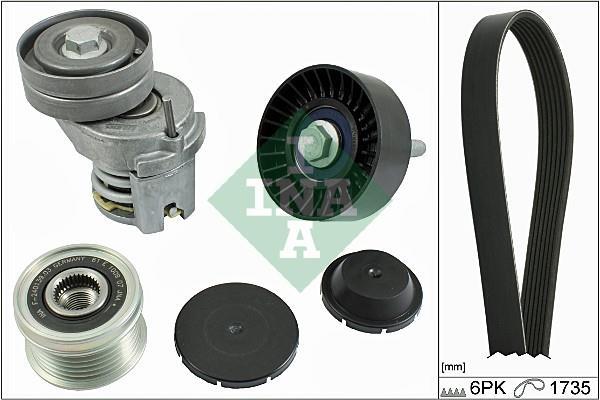 Kit de courroie d'accessoire (Courroie d’alternateur) Schaeffler INA ref. 529 0059 10