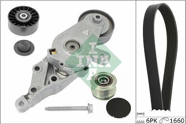 Kit de courroie d'accessoire Schaeffler INA ref. 529 0134 10