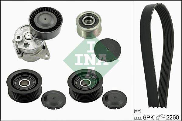 Kit de courroie d'accessoire Schaeffler INA ref. 529 0138 10