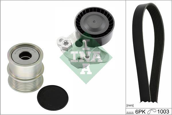 Kit de courroie d'accessoire (Courroie d’alternateur) Schaeffler INA ref. 529 0159 20