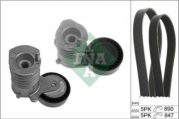 Kit de courroie d'accessoire Schaeffler INA ref. 529 0492 10