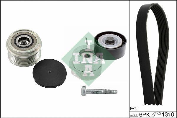 Kit de courroie d'accessoire (Courroie d’alternateur) Schaeffler INA ref. 529 0506 20