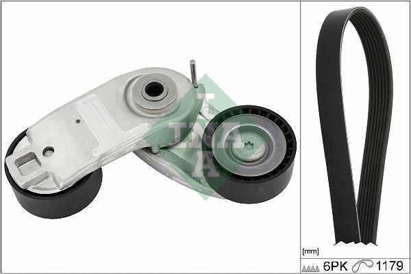 Kit de courroie d'accessoire (Courroie d’alternateur) Schaeffler INA ref. 529 0569 10
