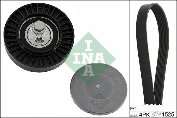 Kit de courroie d'accessoire (Courroie d’alternateur) Schaeffler INA ref. 529 0575 10