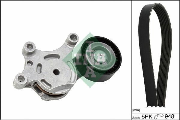 Kit de courroie d'accessoire Schaeffler INA ref. 529 0577 10