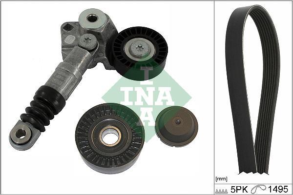 Kit de courroie d'accessoire (Courroie d’alternateur) Schaeffler INA ref. 529 0584 10