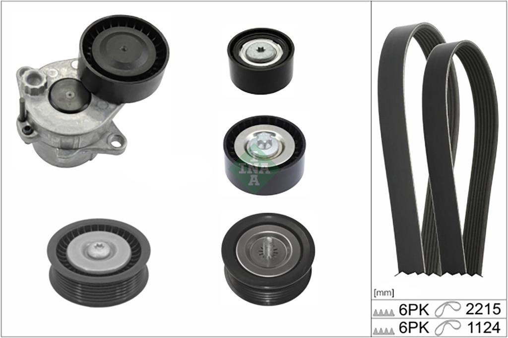 Kit de courroie d'accessoire Schaeffler INA ref. 529 0589 10