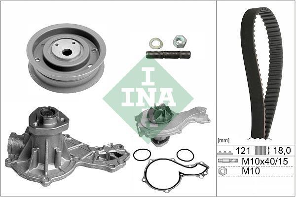 Pompe à eau + kit de courroie de distribution (Kit courroie de distribution) Schaeffler INA ref. 530 0162 30