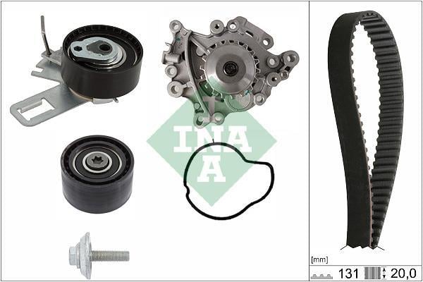 Pompe à Eau + Kit De Courroie De Distribution INA 530 0166 31 Pour SEAT VW - Neuf, EAN 4005108598462