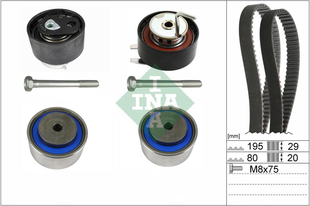 Kit de distribución Schaeffler INA ref. 530 0766 10