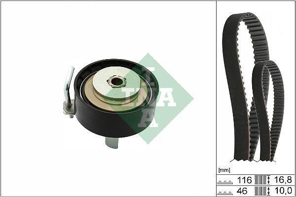 Kit de distribution (Kit courroie de distribution) Schaeffler INA ref. 530 0841 10
