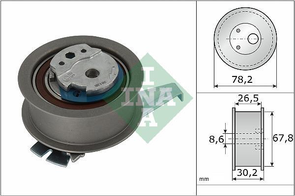 Polea tensora, correa distribución Schaeffler INA ref. 531 0962 10