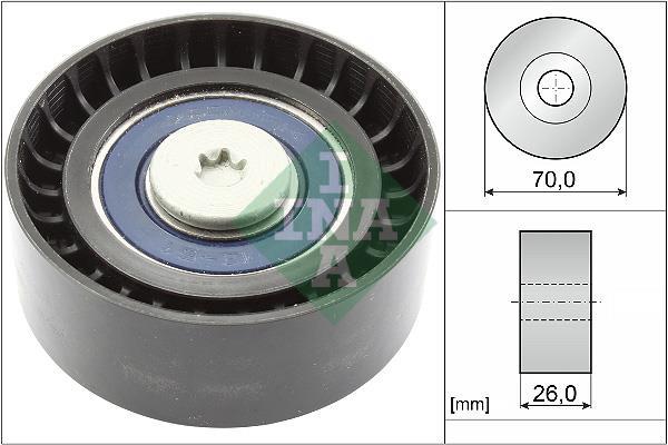 Galet enrouleur de courroie d'accessoire Schaeffler INA 532 0595 10
