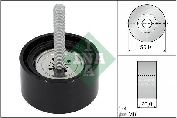 Galet enrouleur de courroie d'accessoire Schaeffler INA 532 0869 10