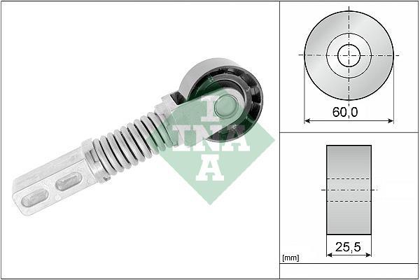 Galet tendeur de courroie d'accessoire Schaeffler INA 533 0049 20