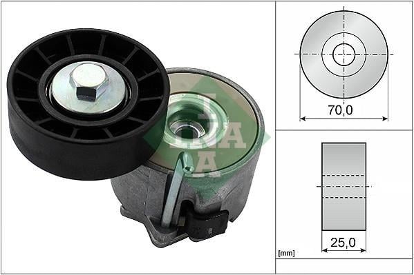Galet tendeur de courroie d'accessoire Schaeffler INA ref. 534 0280 10