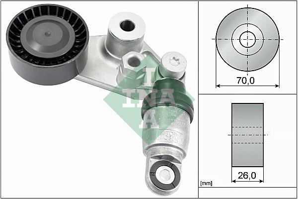 Galet tendeur de courroie d'accessoire Schaeffler INA 534 0297 10