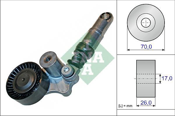 Tensor de correa, correa poli V Schaeffler INA 534 0445 10