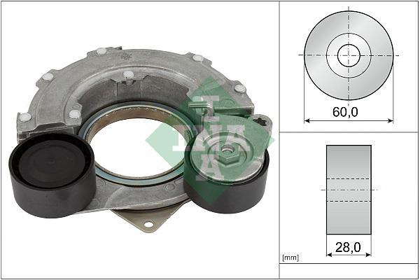 Tensor de correia trapezoidal estriada Schaeffler INA ref. 534 0736 10