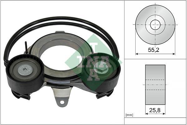 Tensor de correa, correa poli V Schaeffler INA ref. 534 0910 10