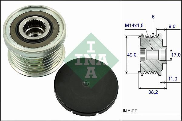 Rueda libre alternador Schaeffler INA ref. 535 0268 10