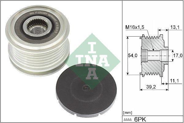 Rueda libre alternador Schaeffler INA ref. 535 0375 10