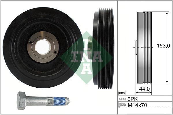 Kit poleas, cigüeñal (Rueda libre, cigüeñal) Schaeffler INA ref. 544 0042 20