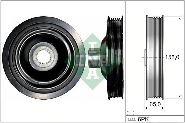 Polea, cigüeñal Schaeffler INA ref. 544 0175 10