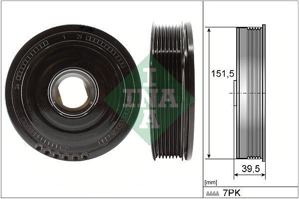 Polea, cigüeñal Schaeffler INA ref. 544 0177 10