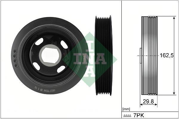 Poulie damper (Poulie de vilebrequin) Schaeffler INA ref. 544 0179 10