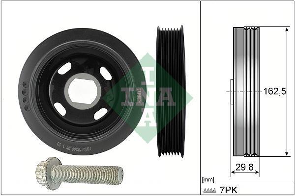 Kit poleas, cigüeñal (Rueda libre, cigüeñal) Schaeffler INA ref. 544 0179 20