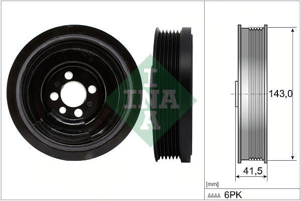 Polea, cigüeñal Schaeffler INA ref. 544 0182 10