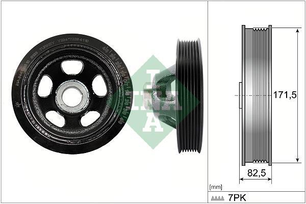 Polea, cigüeñal Schaeffler INA ref. 544 0195 10