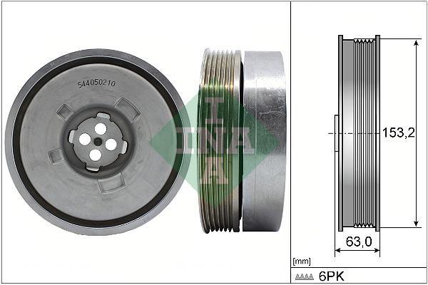 Poulie damper (Poulie de vilebrequin) Schaeffler INA ref. 544 0502 10