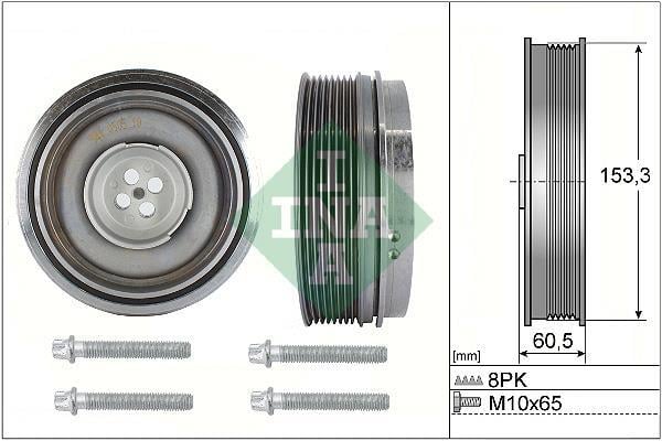 Kit poleas, cigüeñal (Rueda libre, cigüeñal) Schaeffler INA ref. 544 0505 20