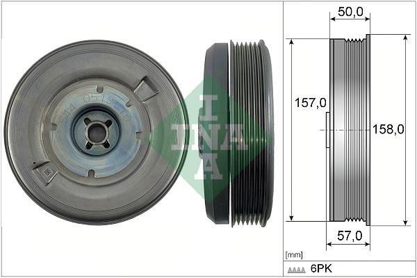 Polea, cigüeñal Schaeffler INA ref. 544 0513 10