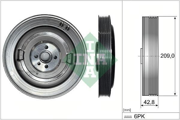 Poulie damper (Poulie de vilebrequin) Schaeffler INA 544 0514 10