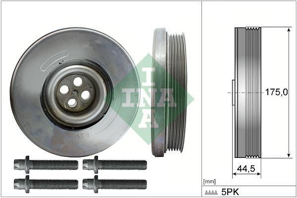 Kit poleas, cigüeñal (Rueda libre, cigüeñal) Schaeffler INA ref. 544 0604 20