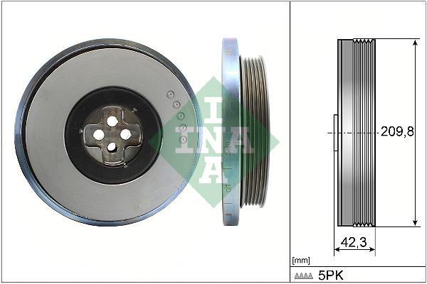 Polea, cigüeñal Schaeffler INA ref. 544 0606 10