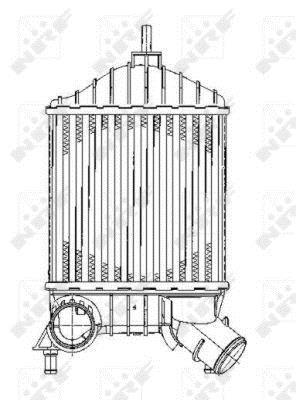 Radiador de admisión, intercooler NRF B.V. ref. 30141