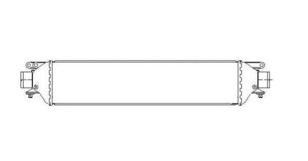 Radiador de admisión, intercooler NRF B.V. ref. 30174