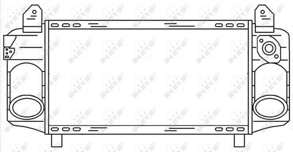 Radiador de admisión, intercooler NRF B.V. ref. 30248