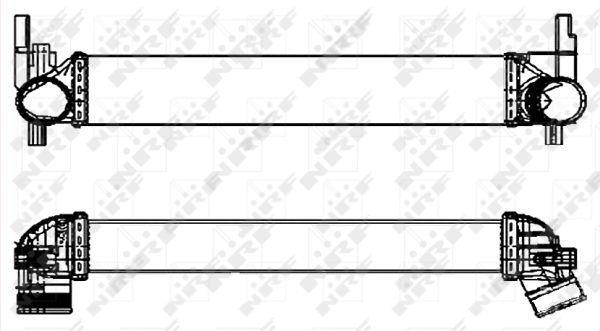Radiador de admisión, intercooler NRF B.V. ref. 30253