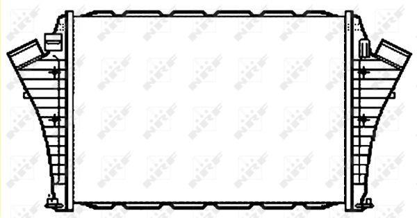 Radiador de admisión, intercooler NRF B.V. ref. 30267