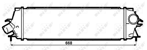 Radiador de admisión, intercooler NRF B.V. ref. 30271