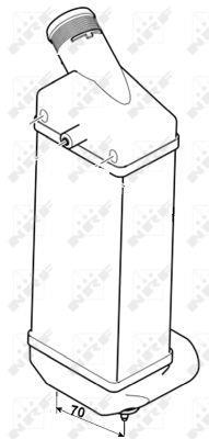 Radiador de admisión, intercooler NRF B.V. ref. 30283