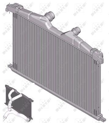 Intercooler, échangeur (Refroidisseur d'air) NRF B.V. ref. 30320