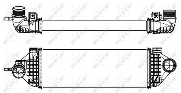 Radiador de admisión, intercooler NRF B.V. ref. 30325